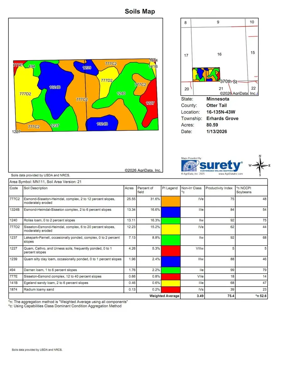 TBD 370 St Lot 80, Erhard, MN 56534 - #2