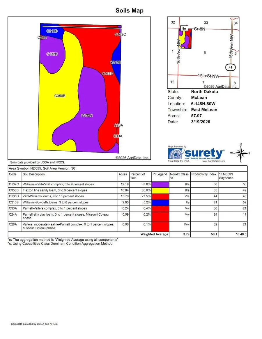 TBD 18 St Nw Parcel 4, Turtle Lake, ND 58575 - #3