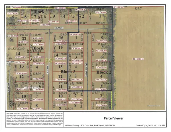 Block 2, Lot 6 Shamrock Avenue, Park Rapids, MN 56470