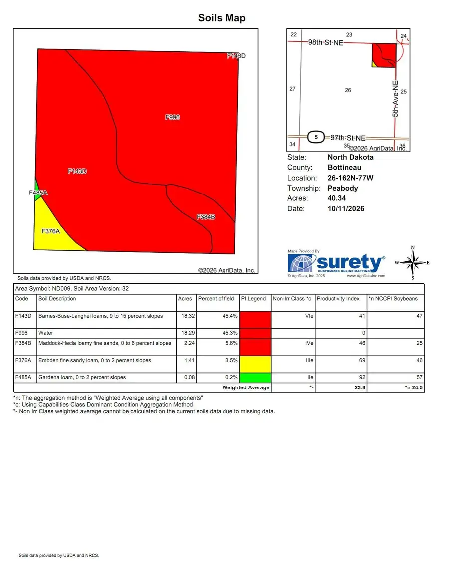tbd 98 St Ne Lot 2, Bottineau, ND 58318 - #2