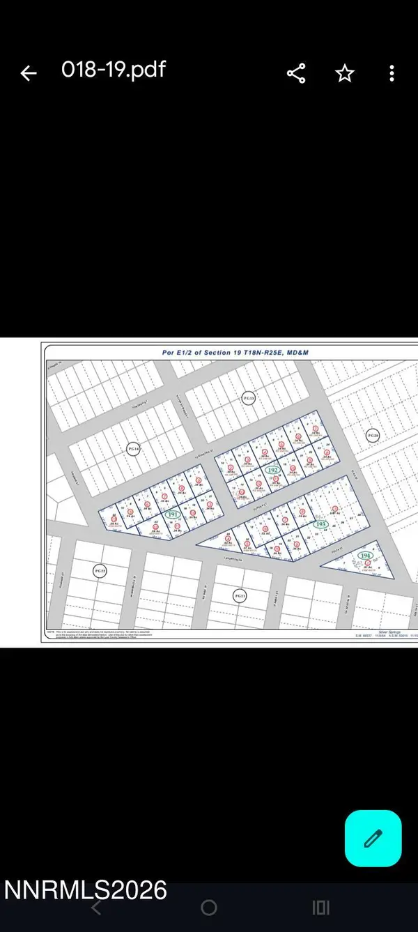 1770 Eureka Street #18  and 19, Silver Springs, NV 89429