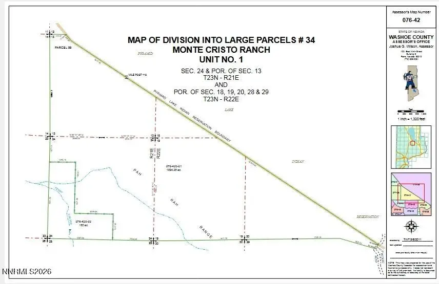 1805 N Rodero Drive #APN 076-420-01 [ 1,894 ACRES ], Reno, NV 89510 - #1