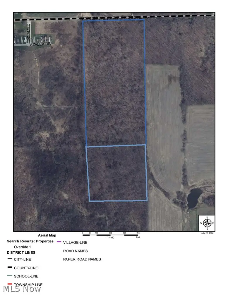 V/L Approx 43.67 AC County Line Road, Newton Falls, OH 44444 - #1