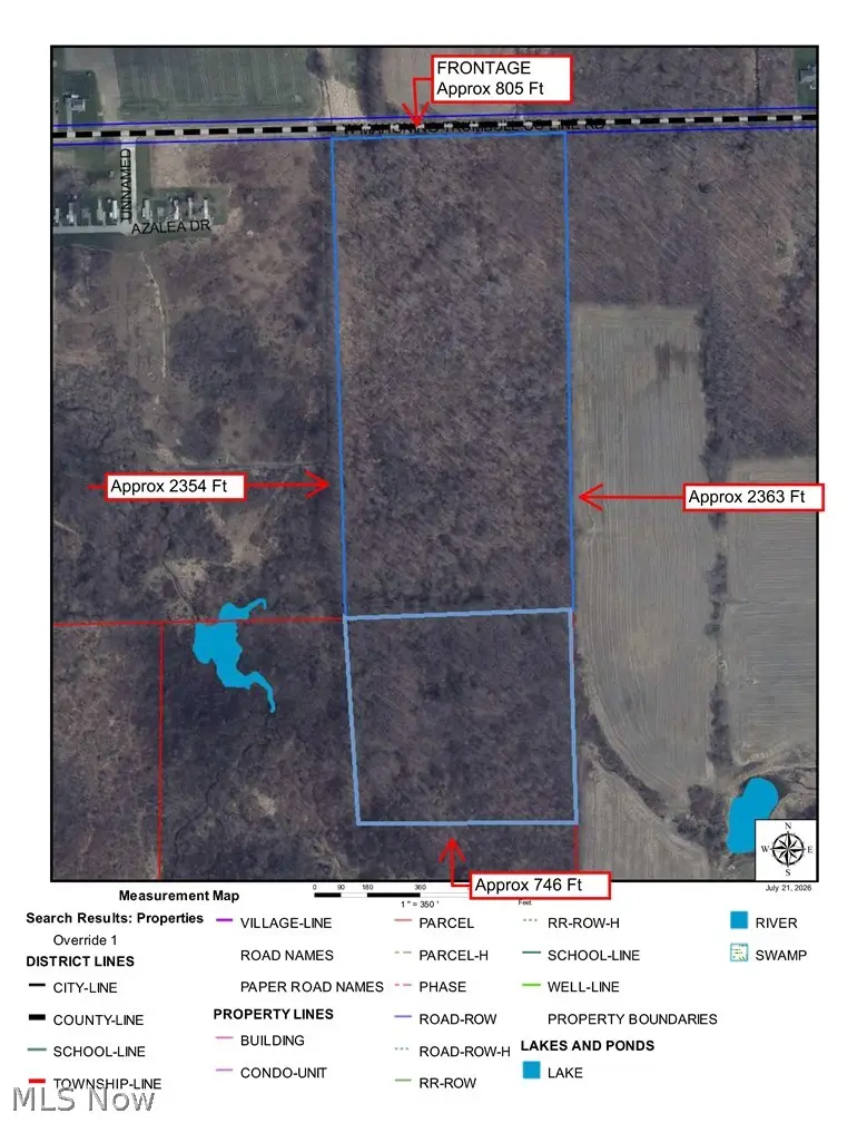 V/L Approx 43.67 AC County Line Road, Newton Falls, OH 44444 - #2