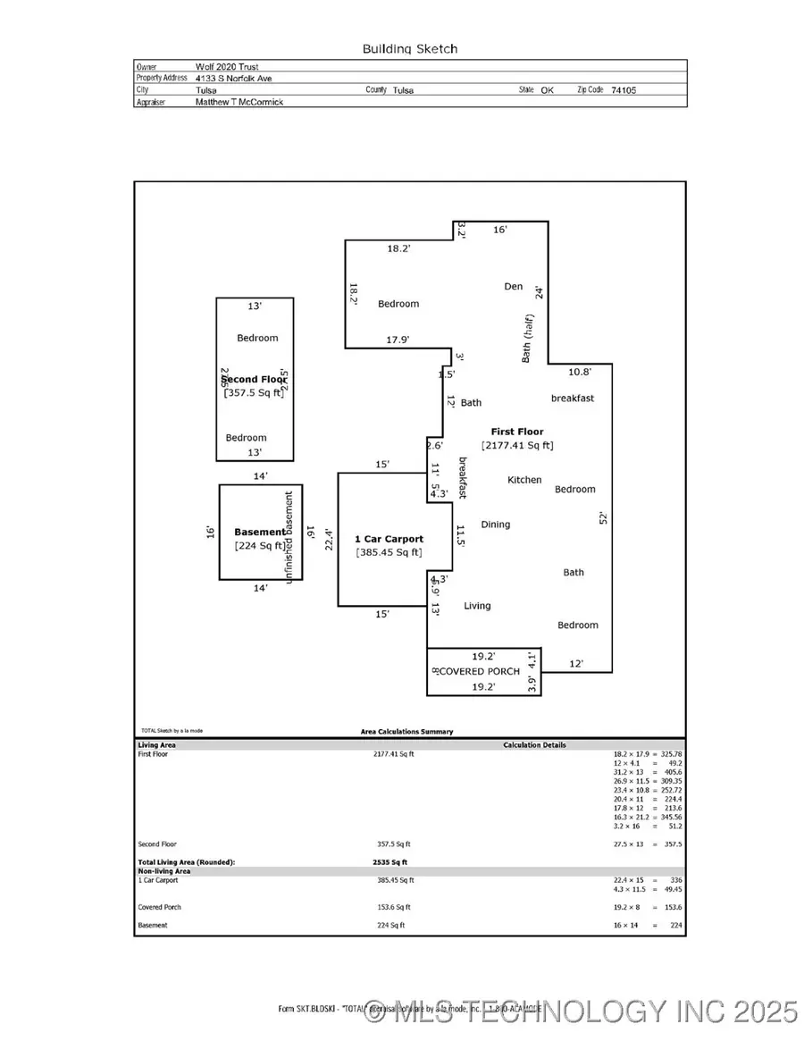 4133 S Norfolk Avenue, Tulsa, OK 74105 - Image #2