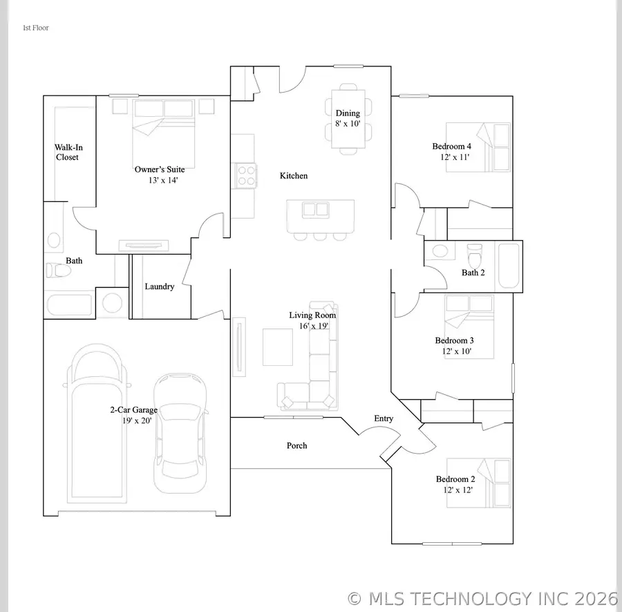 1624 E Gary Street, Broken Arrow, OK 74012 - #2