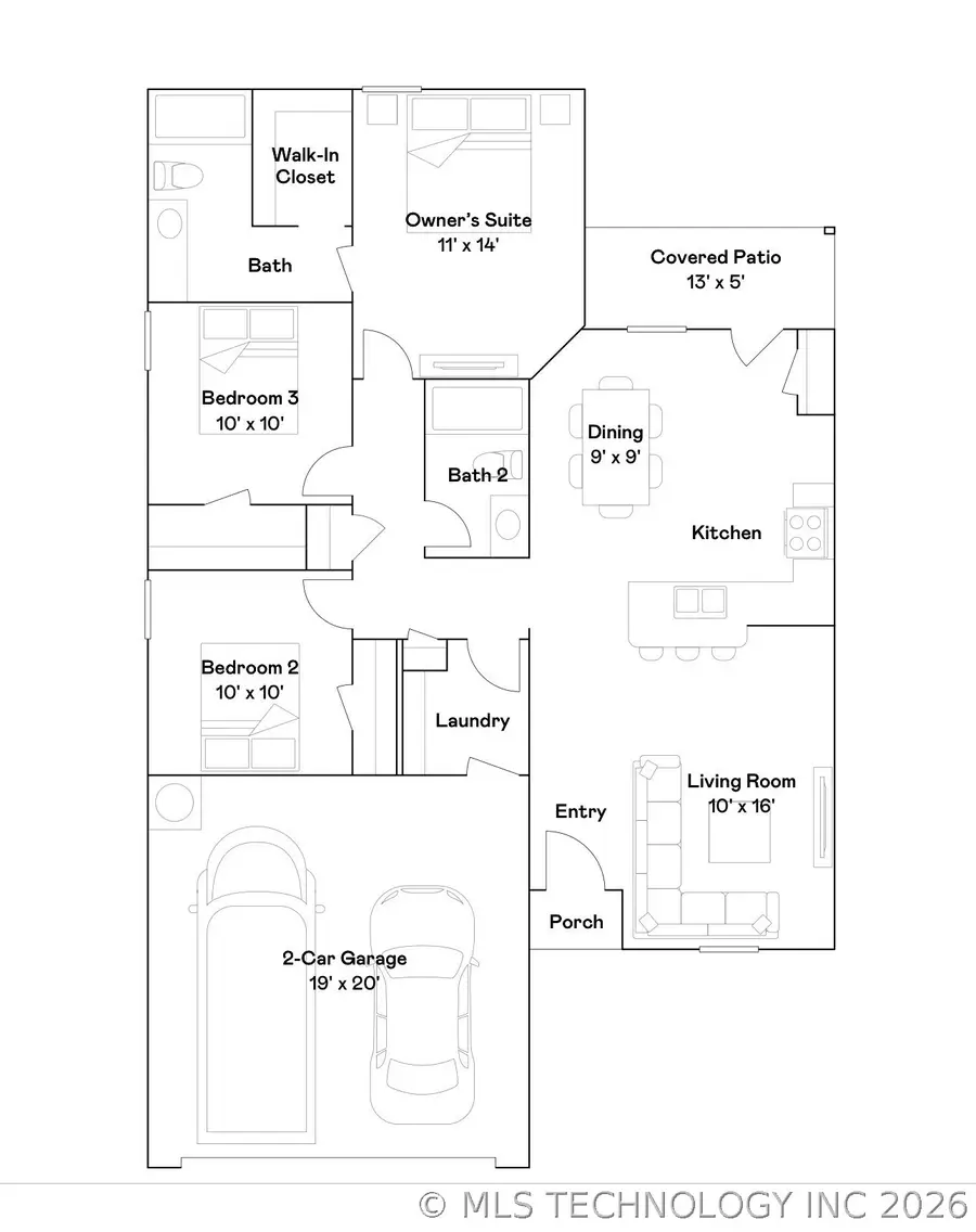 28023 E 118th Place S, Coweta, OK 74429 - #2