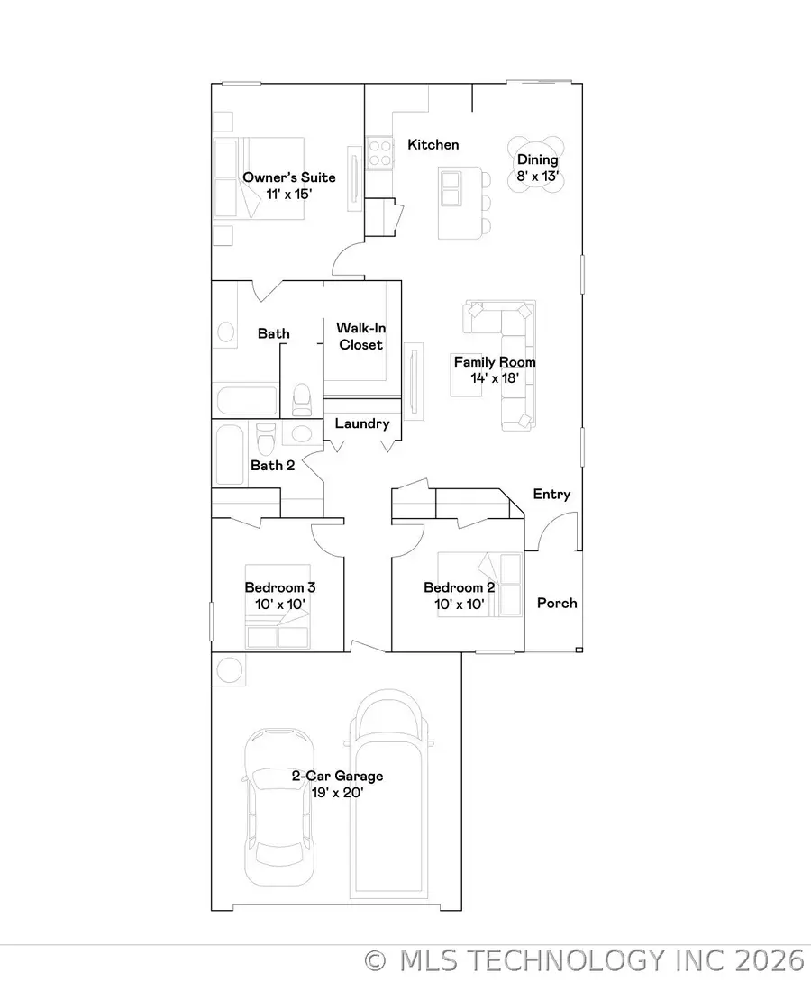 3003 S 16th Place, Broken Arrow, OK 74012 - #2