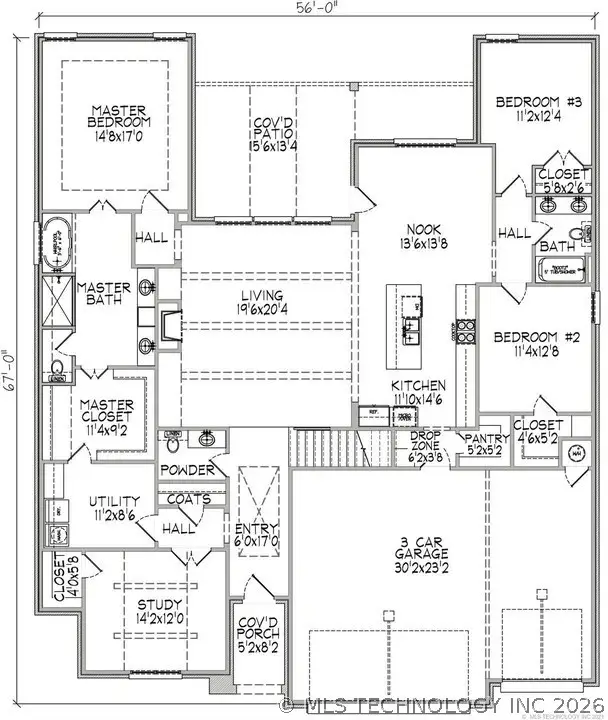 3719 E 116th Street S, Tulsa, OK 74137 - #2
