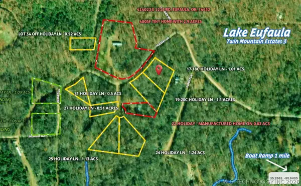 1718 Holiday Lane, Eufaula, OK 74432