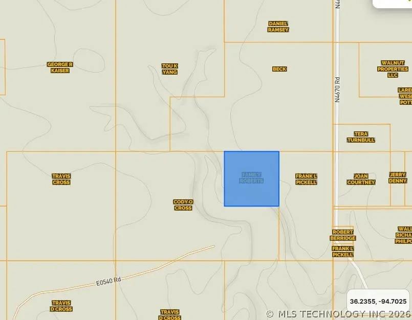 County Road Street, Colcord, OK 74338 - #1