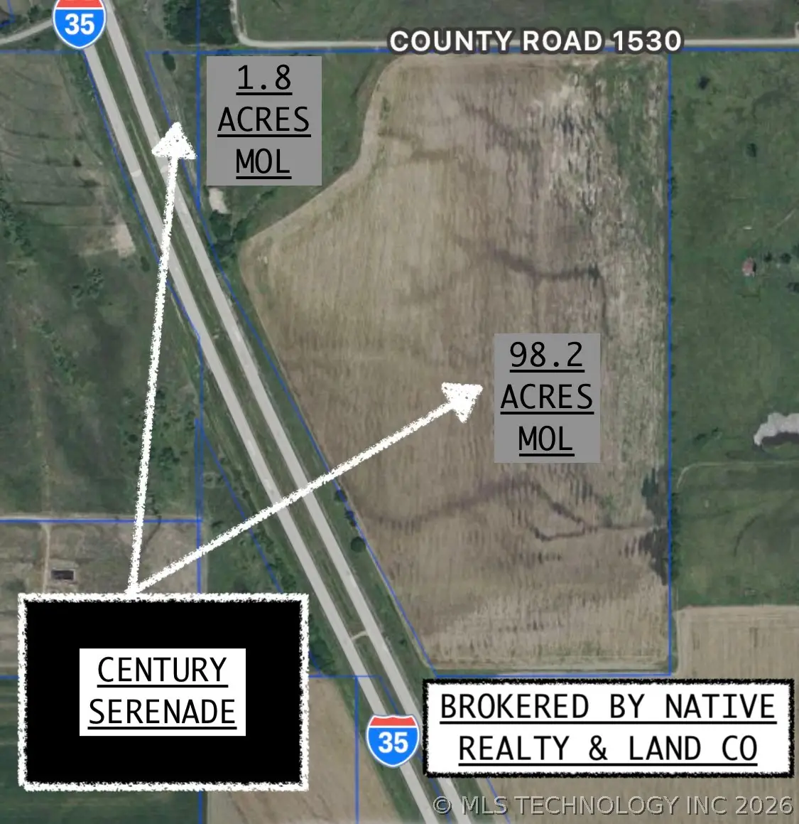 County Road 1530, Paoli, OK 73074 - #1