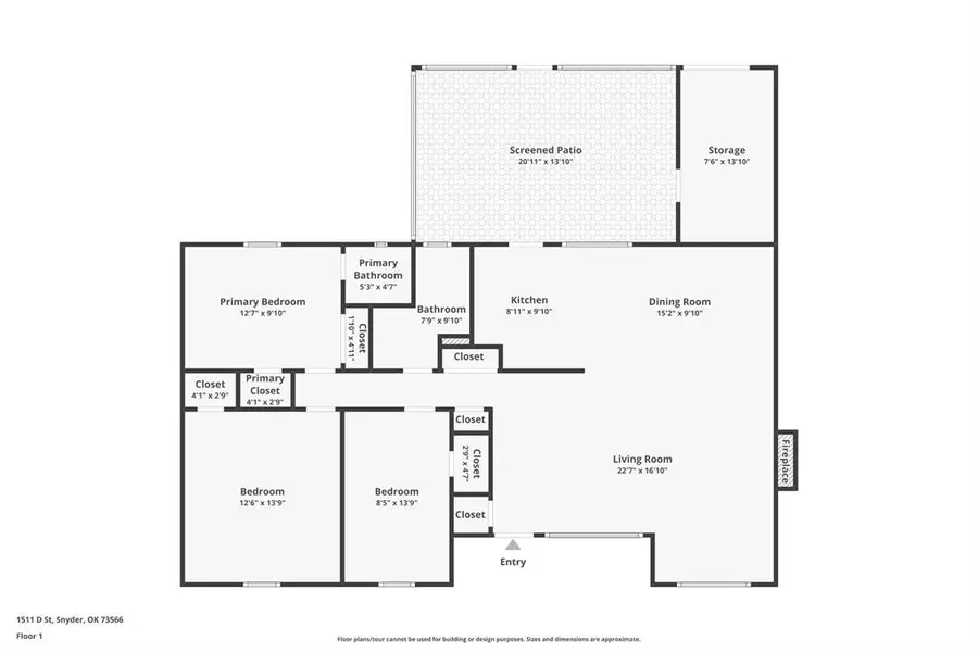 1511 D Street, Snyder, OK 73566 - #2