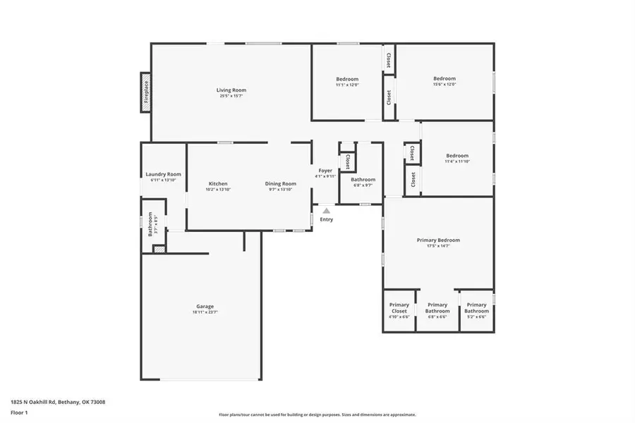 1825 N Oakhill Road, Bethany, OK 73008 - #2
