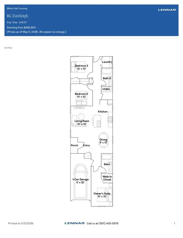 3636 Maggie Road, Mustang, OK 73064 - #2