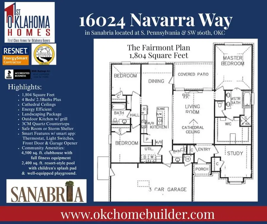 16024 Navarra Way, Oklahoma City, OK 73170 - #3