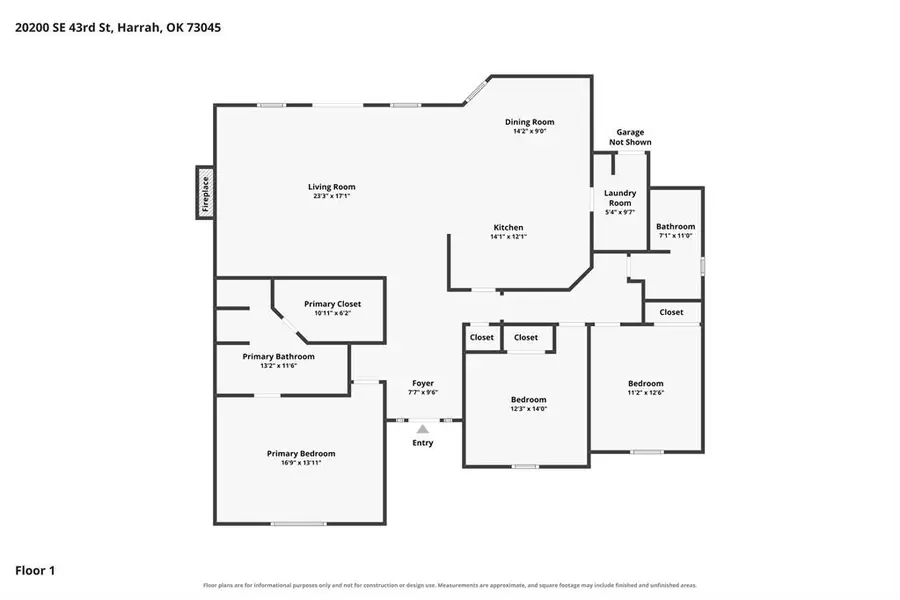 20200 SE 43rd Street, Harrah, OK 73045 - #2