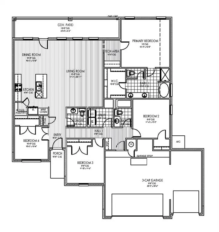 3808 W Hickorystick Drive, Chickasha, OK 73018 - #2