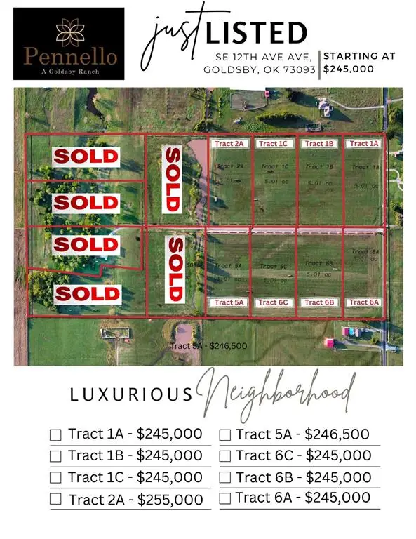 1162 Wild Flower (tract 6a) Way, Goldsby, OK 73093 - #1