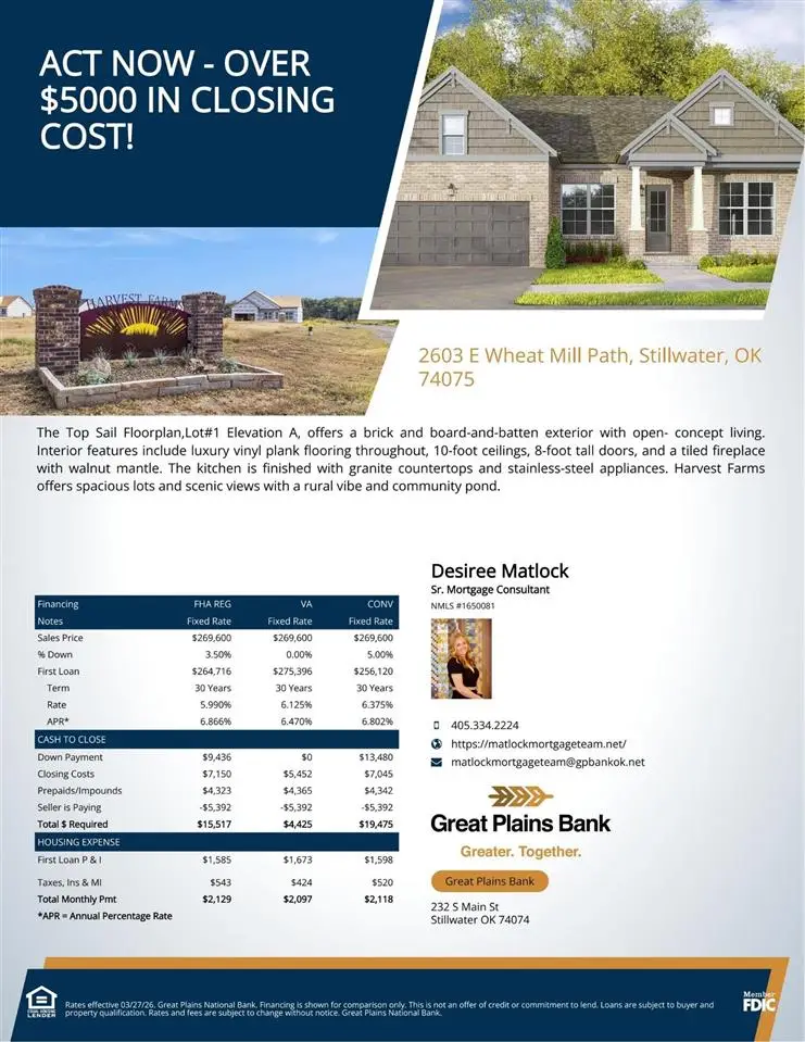 2603 Wheat Mill Path, Stillwater, OK 74075 - #3