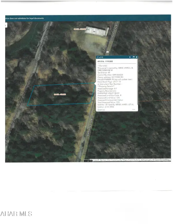 0 Glendale Valley Boulevard, Fallentimber, PA 16639