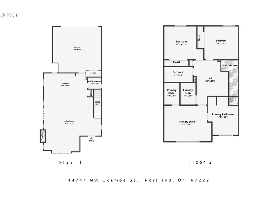 14741 NW Cosmos St, Portland, OR 97229 - #3