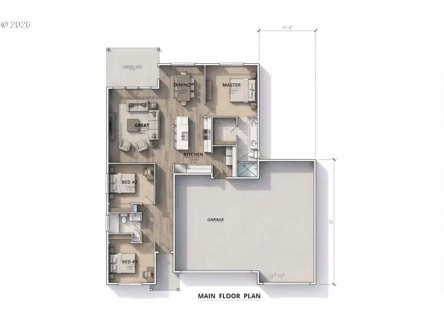 1238 SE Kimber Dr, Hermiston, OR 97838 - #2