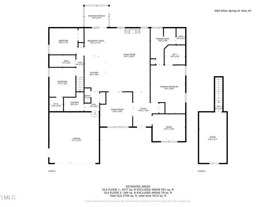 5082 Willows Edge Drive, Sims, NC 27880 - #2
