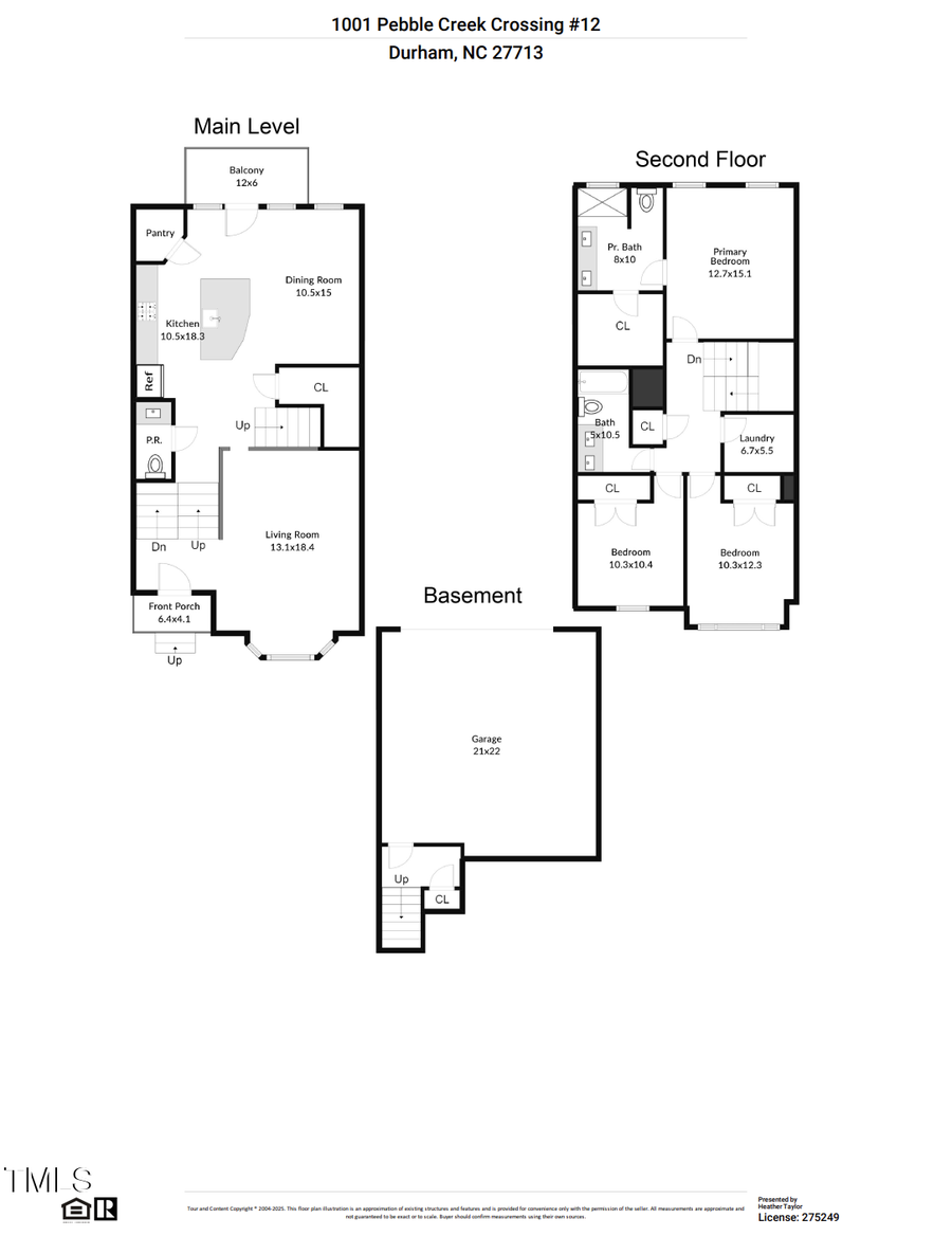 1001 Pebble Creek Crossing #12, Durham, NC 27713 - Image #2