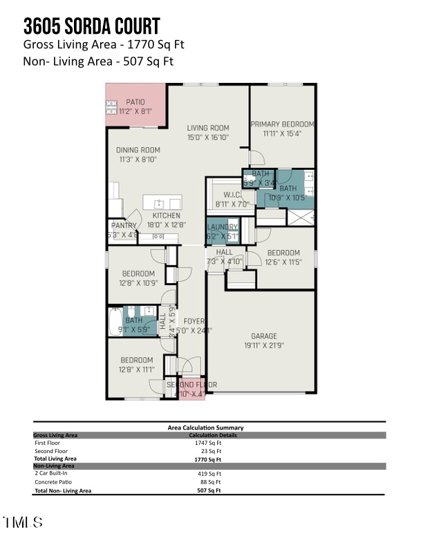 3605 Sorda Court, Raleigh, NC 27610 - Image #2