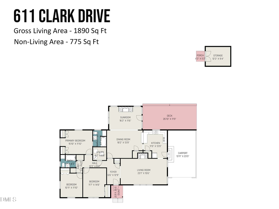 611 Clark Drive, Tarboro, NC 27886 - Image #2