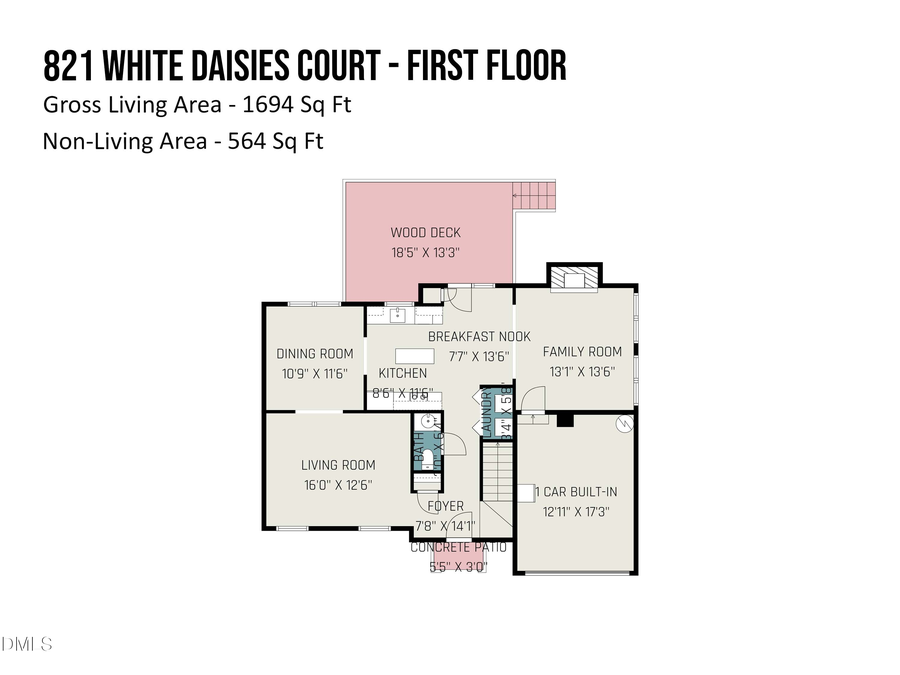 821 White Daisies Court, Raleigh, NC 27610 - Image #2