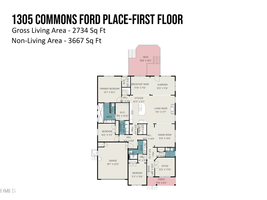 1305 Commons Ford Place, Apex, NC 27539 - Image #2