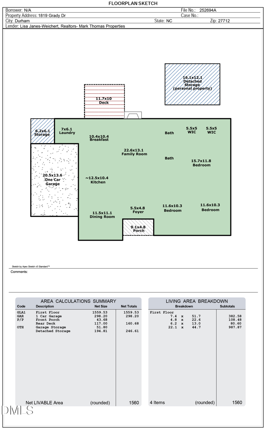 1819 Grady Drive, Durham, NC 27712 - Image #2