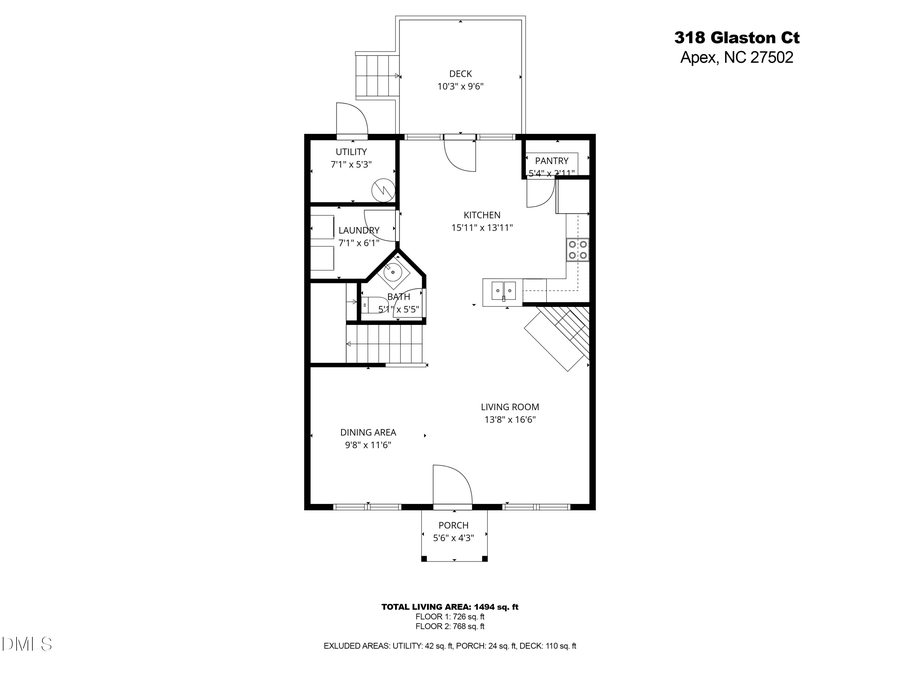 318 Glaston Court, Apex, NC 27502 - Image #2