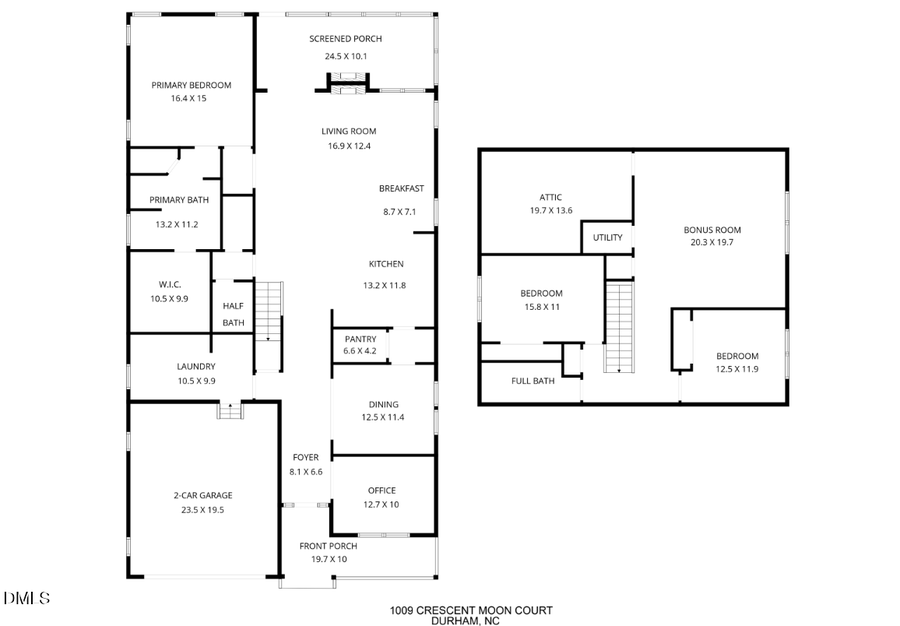 1009 Crescent Moon Court, Durham, NC 27712 - Image #2