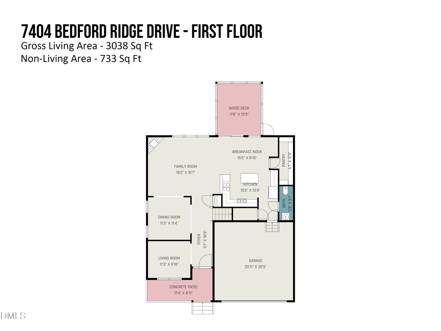 7404 Bedford Ridge Drive, Apex, NC 27539 - Image #2