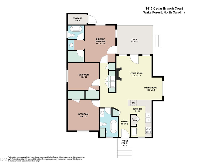 1413 Cedar Branch Court, Wake Forest, NC 27587 - Image #2