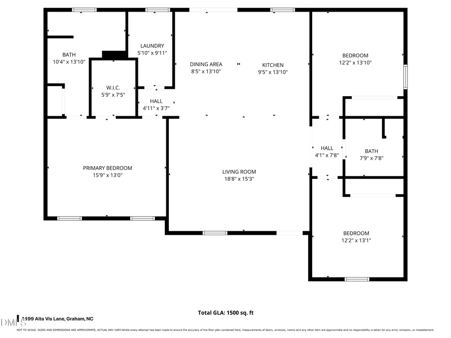 1499 Alta Vista Lane, Graham, NC 27253 - Image #2