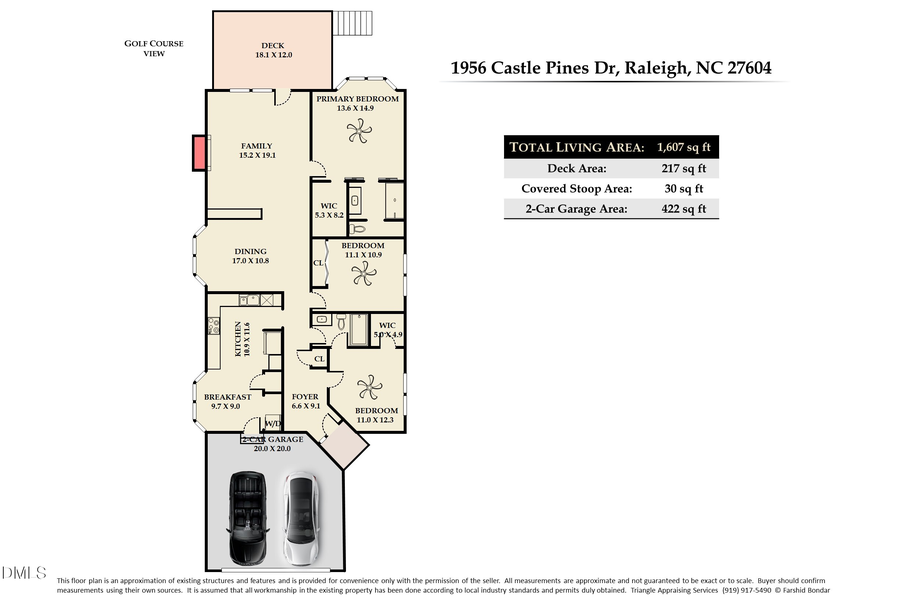 1956 Castle Pines Drive, Raleigh, NC 27604 - Image #2
