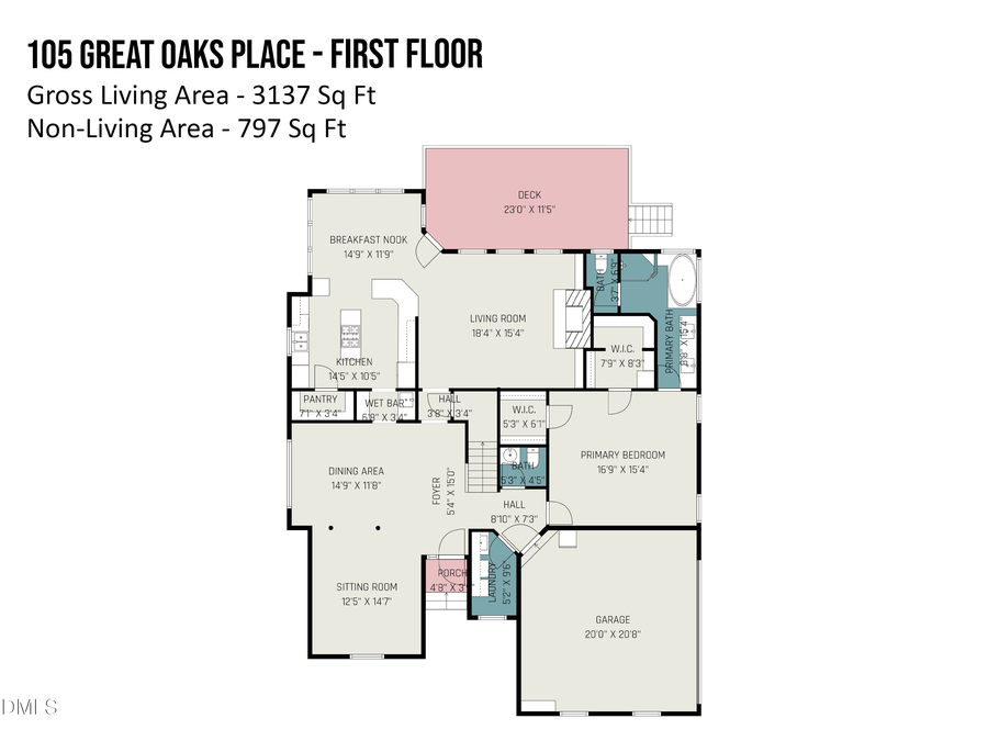 105 Great Oaks Place, Chapel Hill, NC 27517 - Image #2