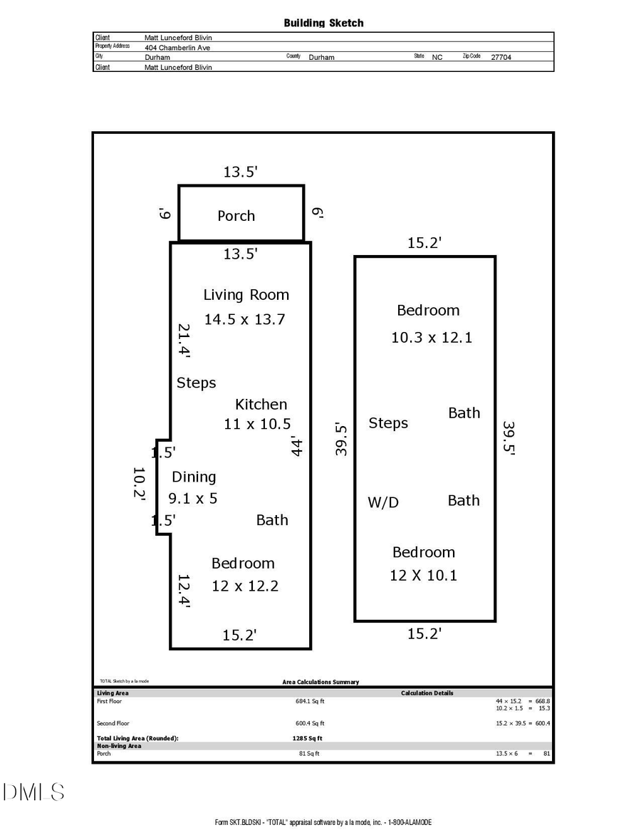 404 Chamberlin Avenue #B, Durham, NC 27704 - #2