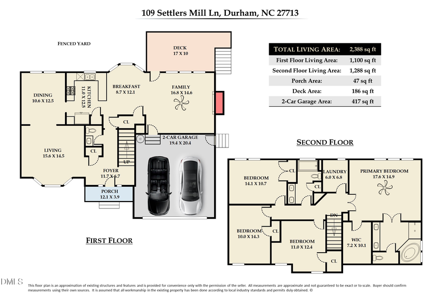109 Settlers Mill Lane, Durham, NC 27713 - Image #2