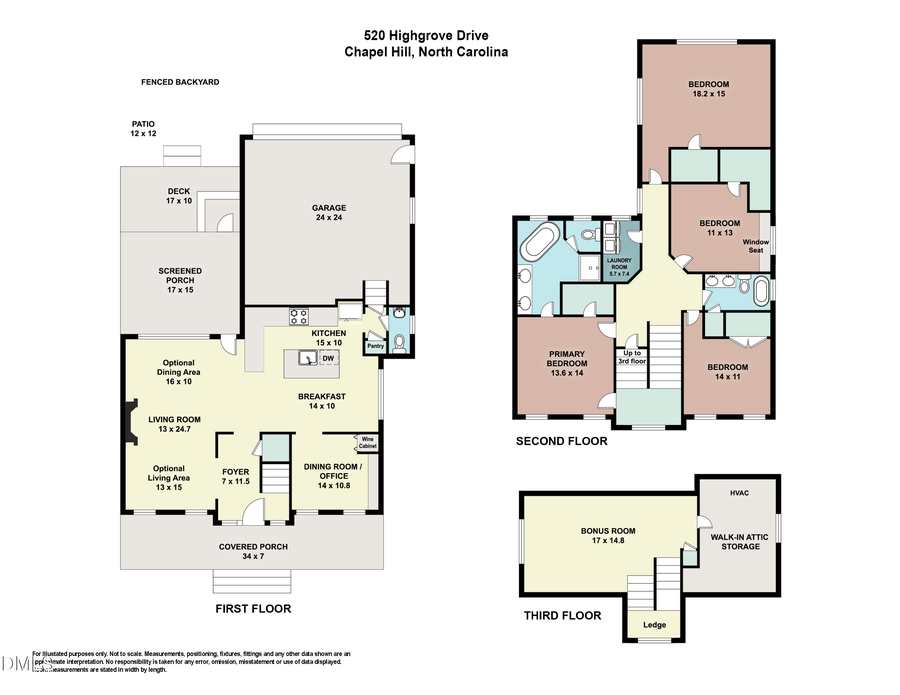 520 Highgrove Drive, Chapel Hill, NC 27516 - Image #2