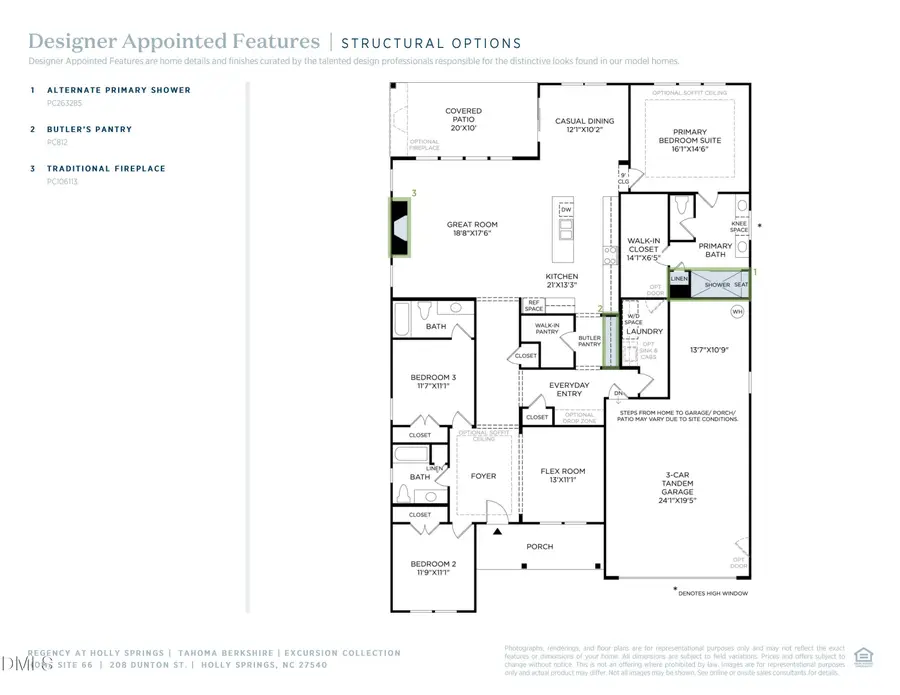 208 Dunton Street, Holly Springs, NC 27540 - Image #3