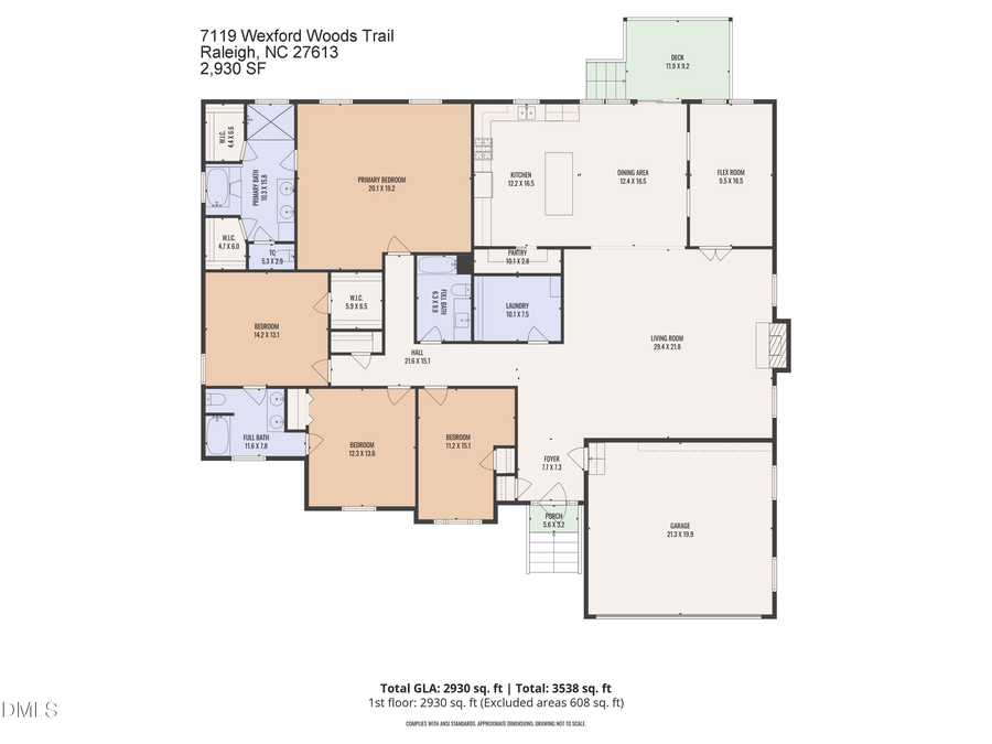 7119 Wexford Woods Trail, Raleigh, NC 27613 - Image #2