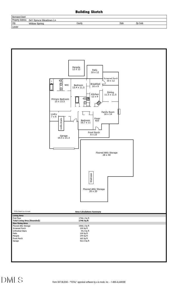 541 Spruce Meadows Lane, Middle Creek, NC 27592 - Image #2