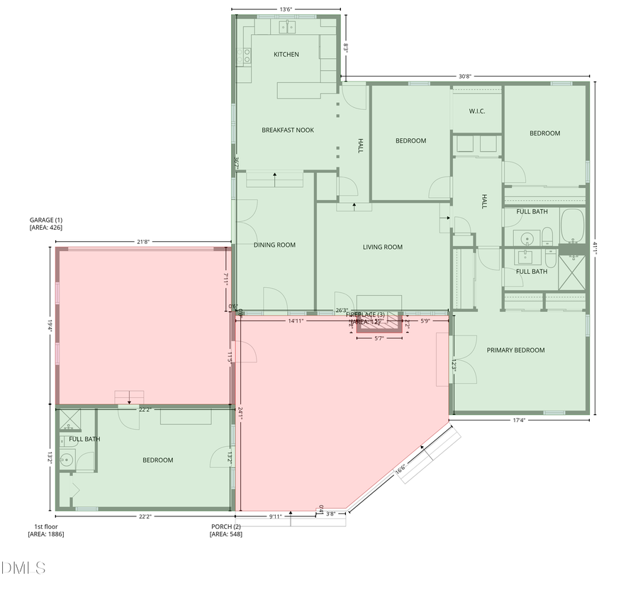 1231 Shamrock Drive, Burlington, NC 27215 - #2