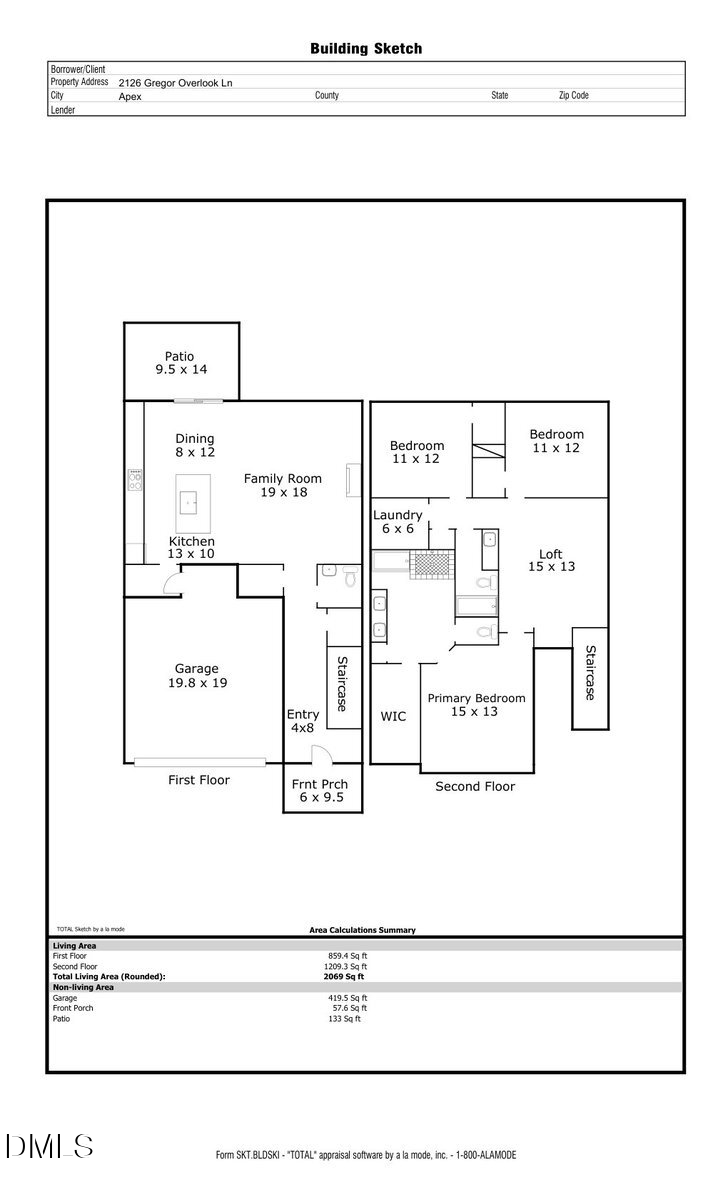 2126 Gregor Overlook Lane, Apex, NC 27502 - #2