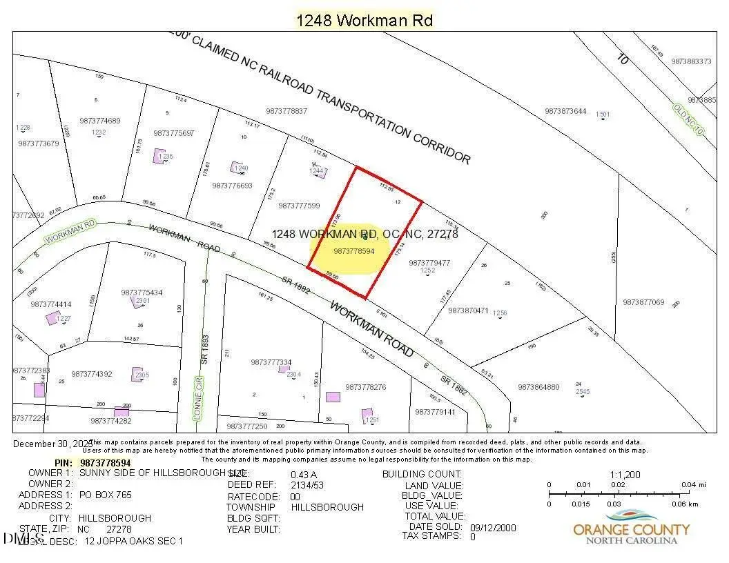 1248 Workman Road, Hillsborough, NC 27278 - Image #1